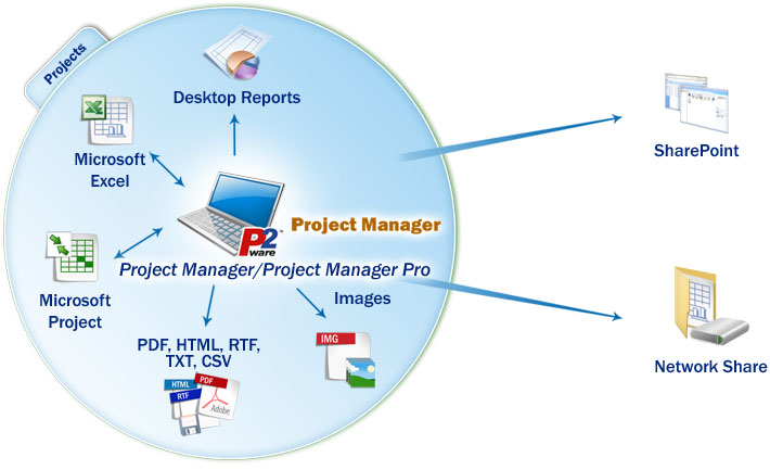 P2ware Planner Suite 2011 as a project management solution for single users